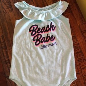 Okie Dokie Ruffle Baby 👶 Girl Bodysuit
